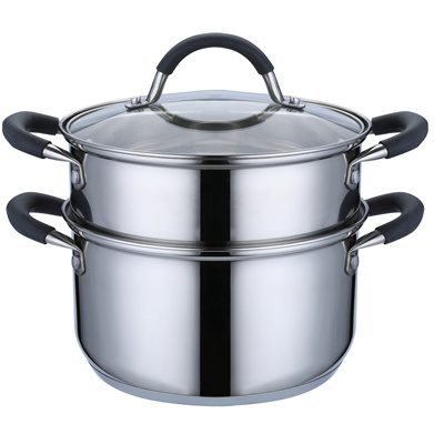 Wholesale YUTAI 304 stainless steel steamer pot 3 layers OEM/ODM